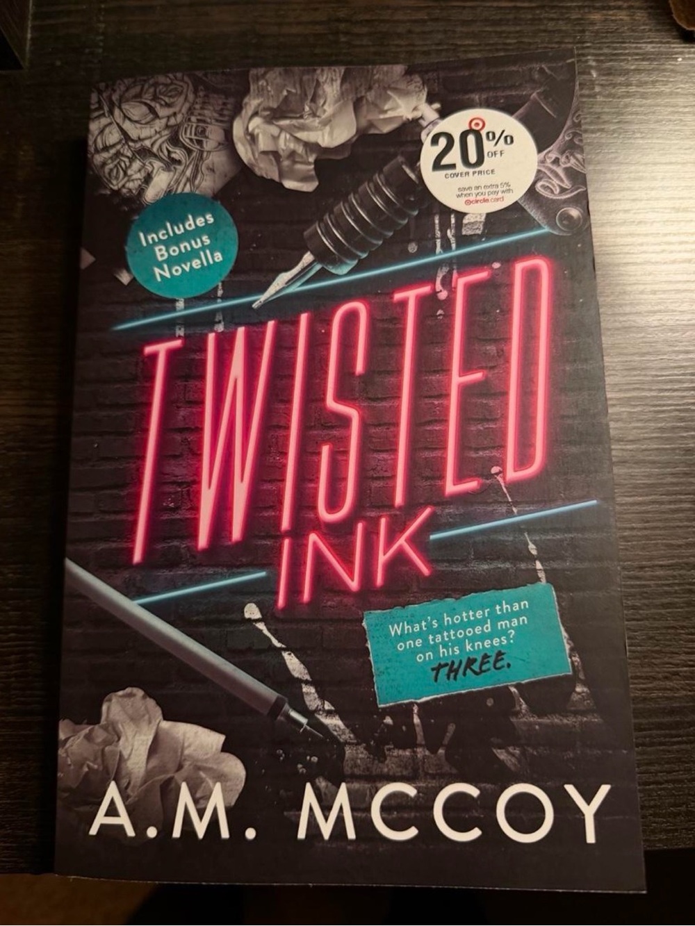 Twisted Ink - Black with Pink Neon Cover